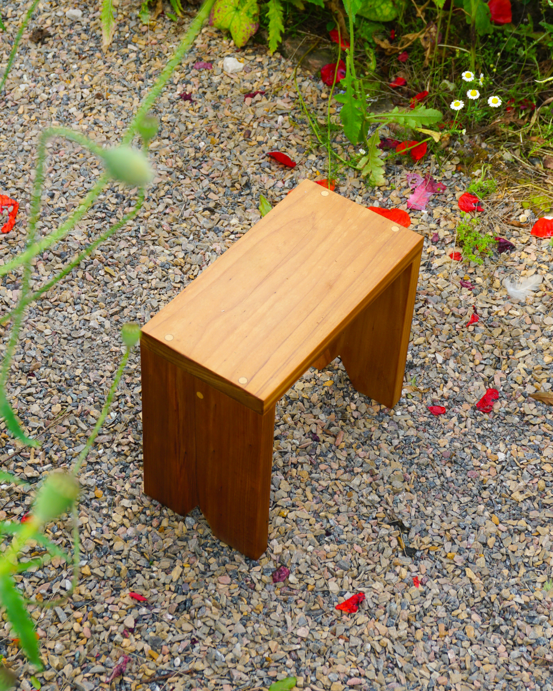 Handmade Wooden Stool | Reclaimed Wood Gardening Stool| for Home & Garden Use