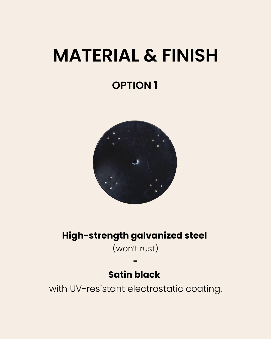 Rolling Planter Stand with Wheels: Black Coated or Corten Steel - 3 Sizes