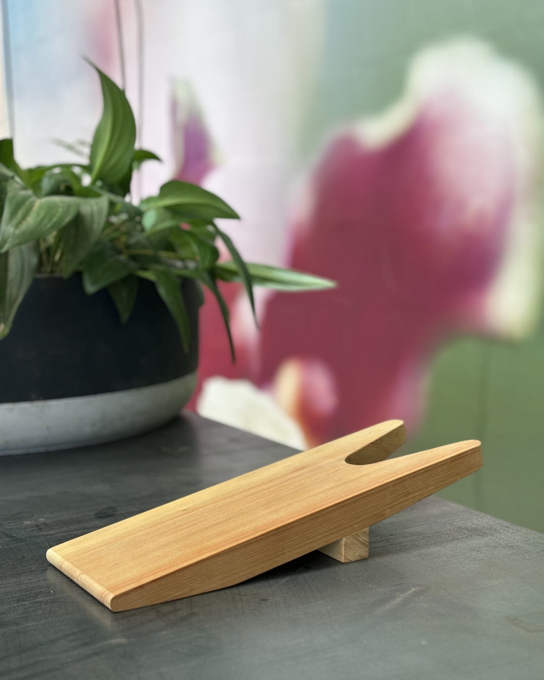 Handmade Reclaimed Pine Boot Jack: Rustic Wooden Boot Remover