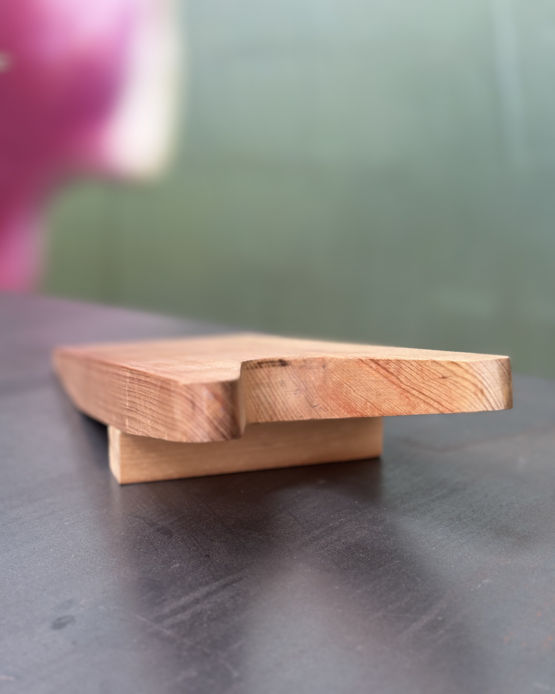 Handmade Reclaimed Pine Boot Jack: Rustic Wooden Boot Remover