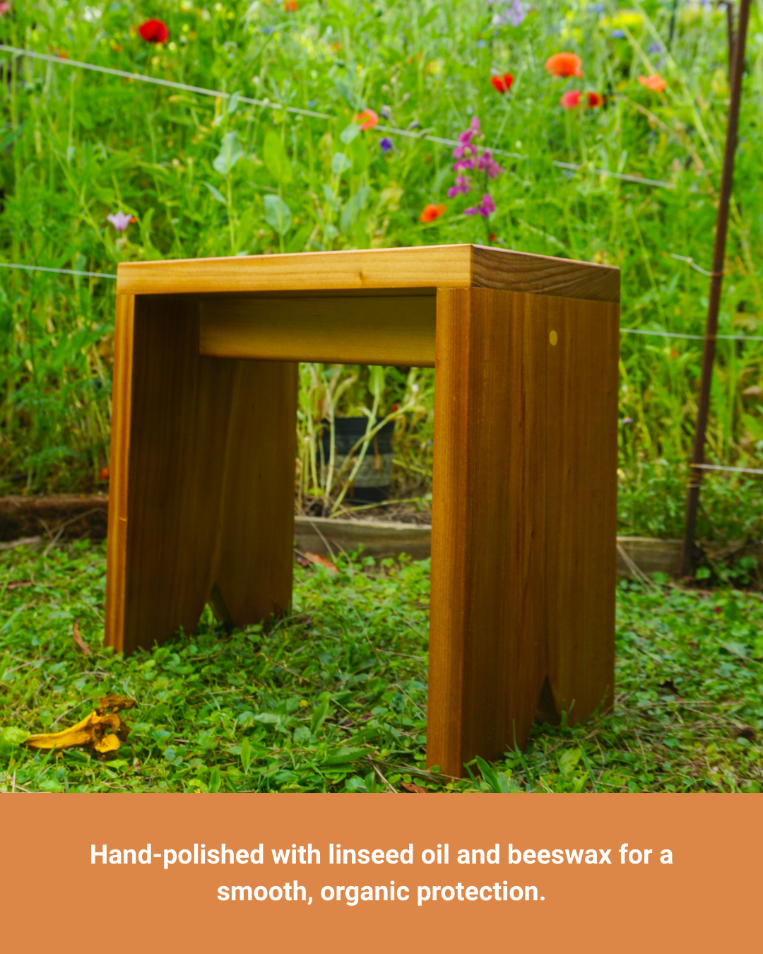 Handmade Wooden Stool | Reclaimed Wood Gardening Stool| for Home & Garden Use