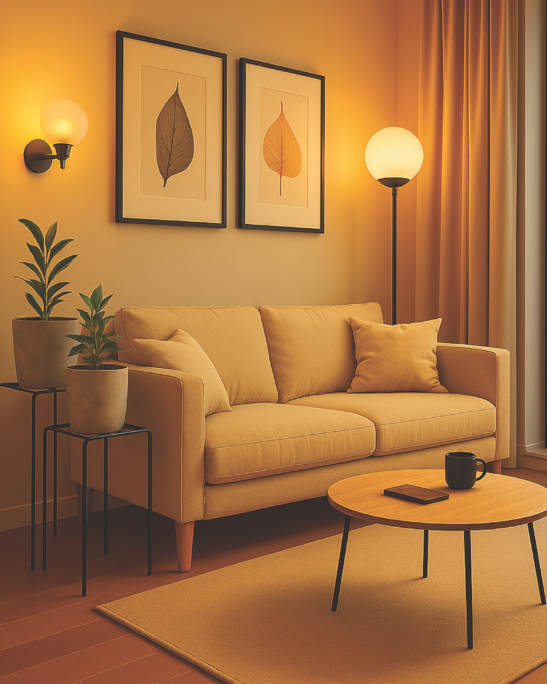 Set of 3 Modern Metal PotStands: Rust-Resistant Satin Black Finish