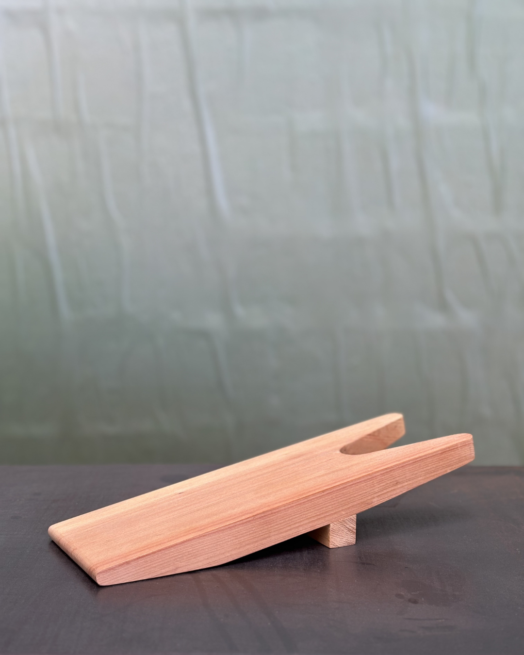 Handmade Reclaimed Pine Boot Jack: Rustic Wooden Boot Remover